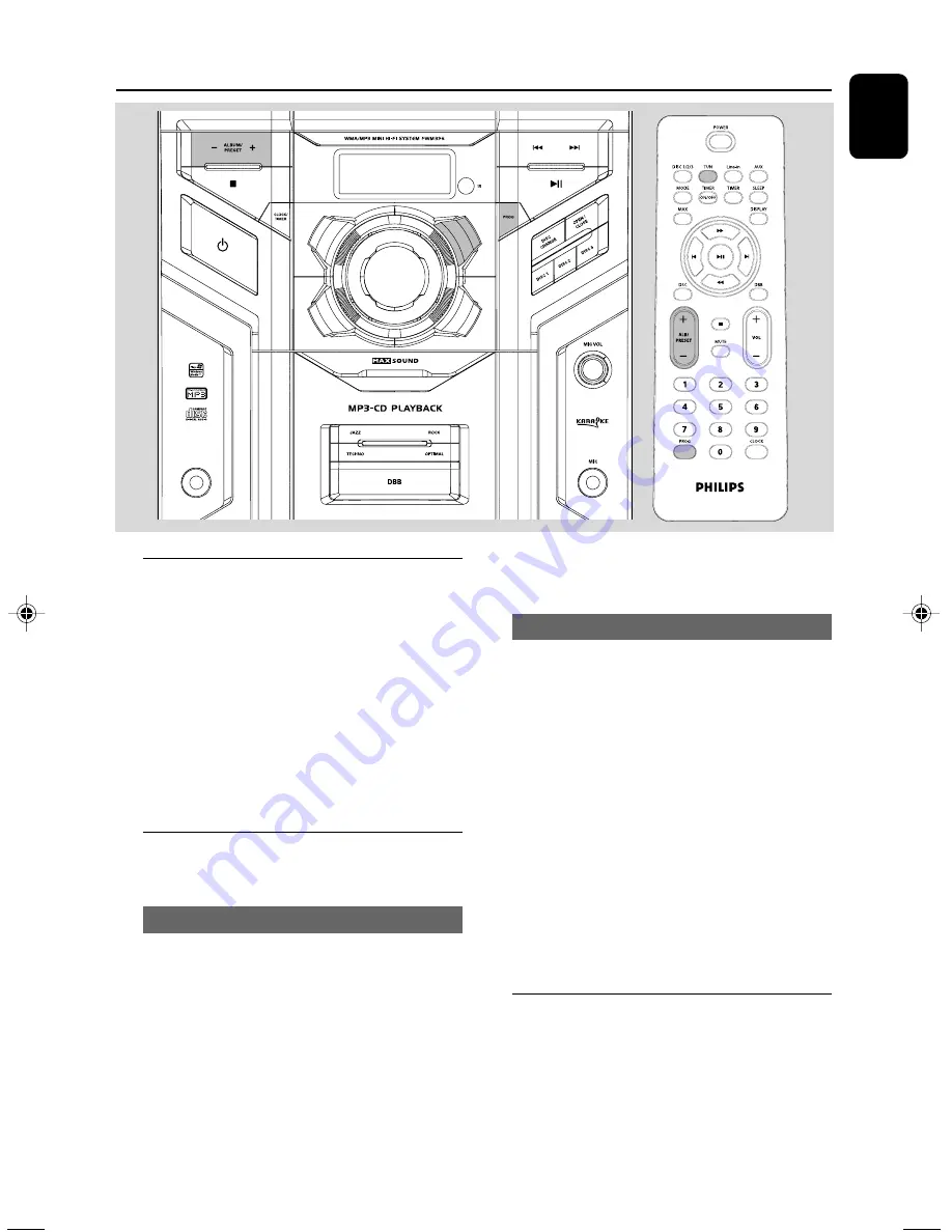 Philips FWM396 User Manual Download Page 17