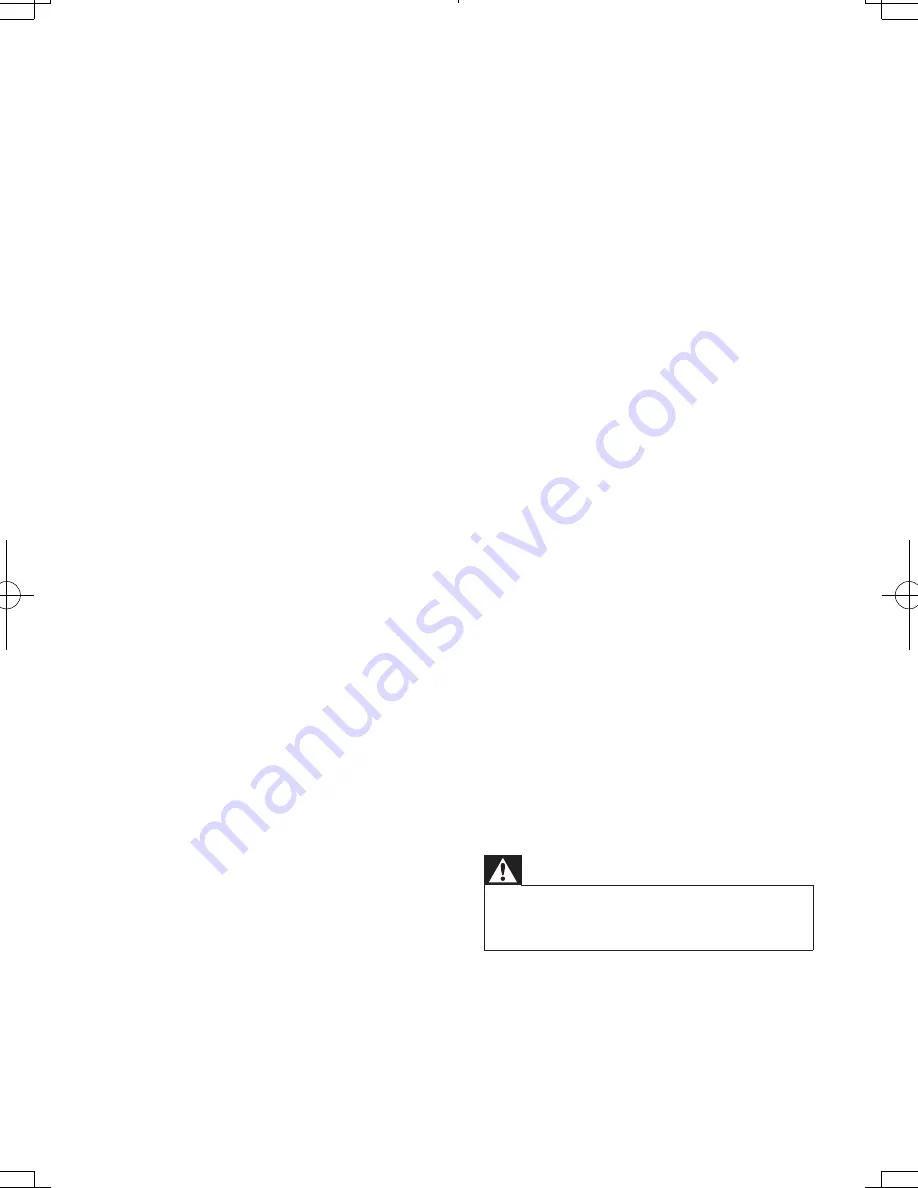 Philips FWM400D User Manual Download Page 17