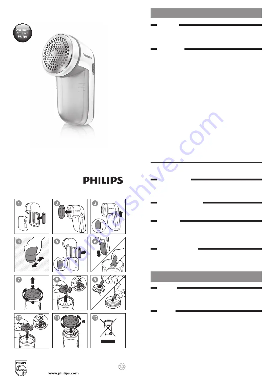 Philips GC026 Скачать руководство пользователя страница 1