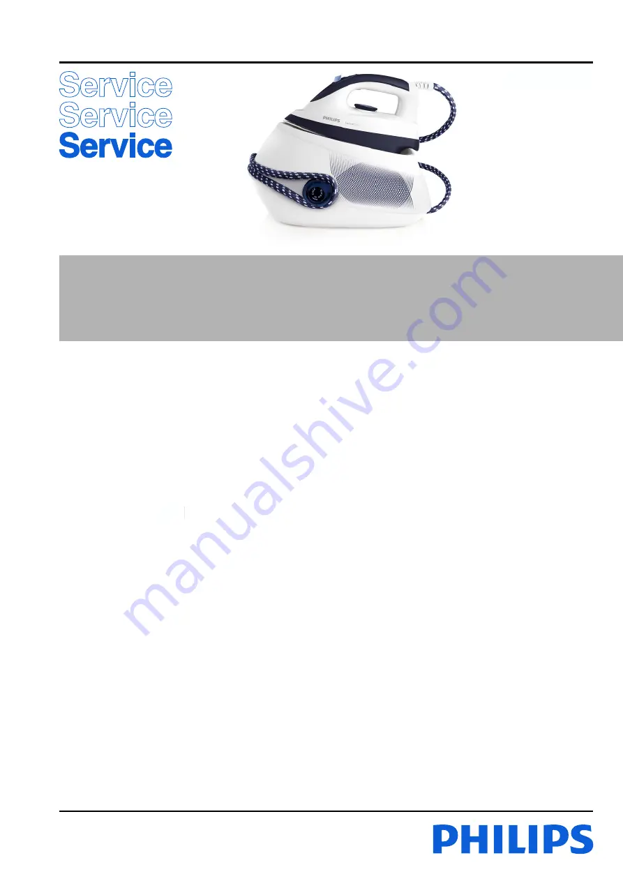 Philips GC7541 Service Manual Download Page 1