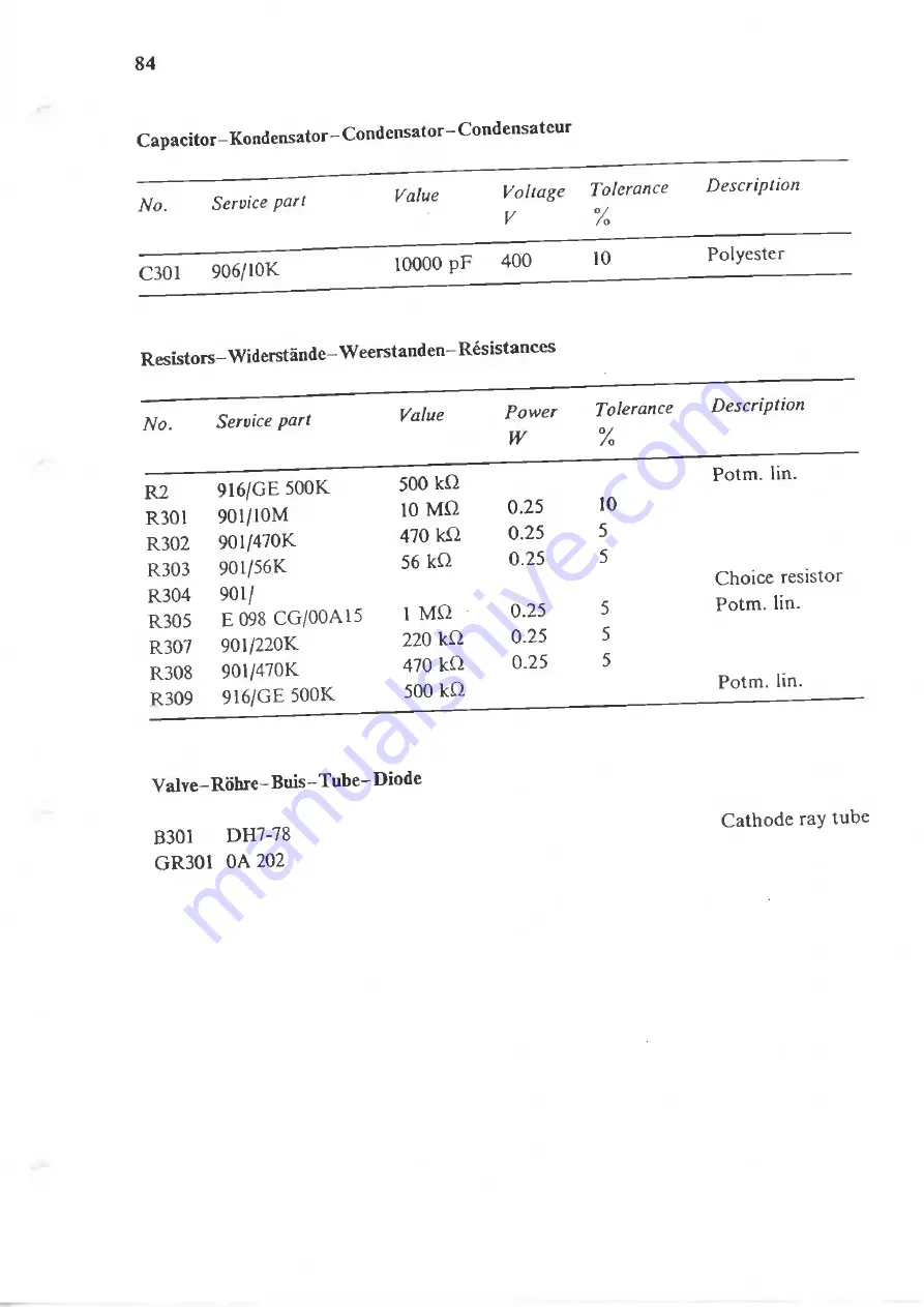 Philips GM 5605 Скачать руководство пользователя страница 67