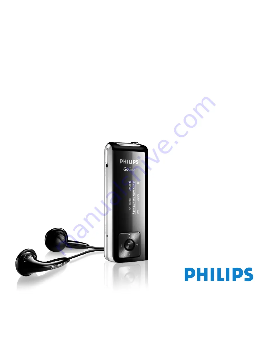 Philips GoGear SA1340 Скачать руководство пользователя страница 1