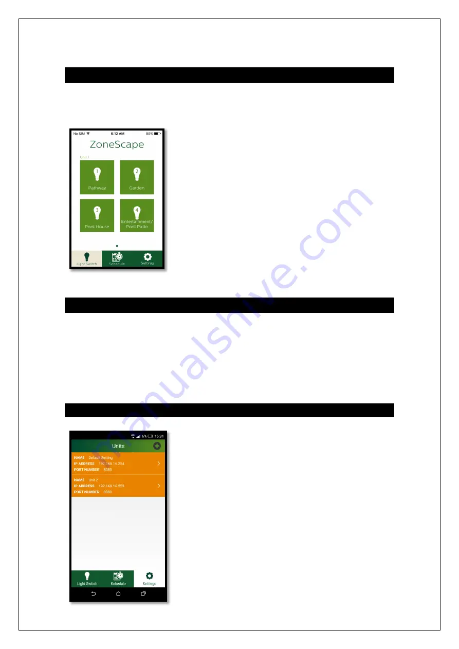 Philips Hadco ZoneScape 1-A Documentation Download Page 12