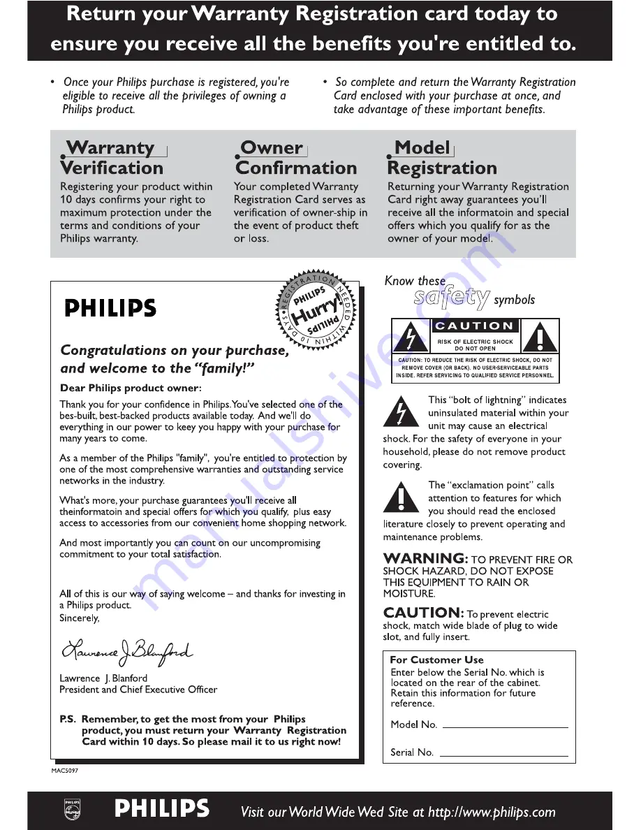 Philips HC 8520 Instructions For Use Manual Download Page 4