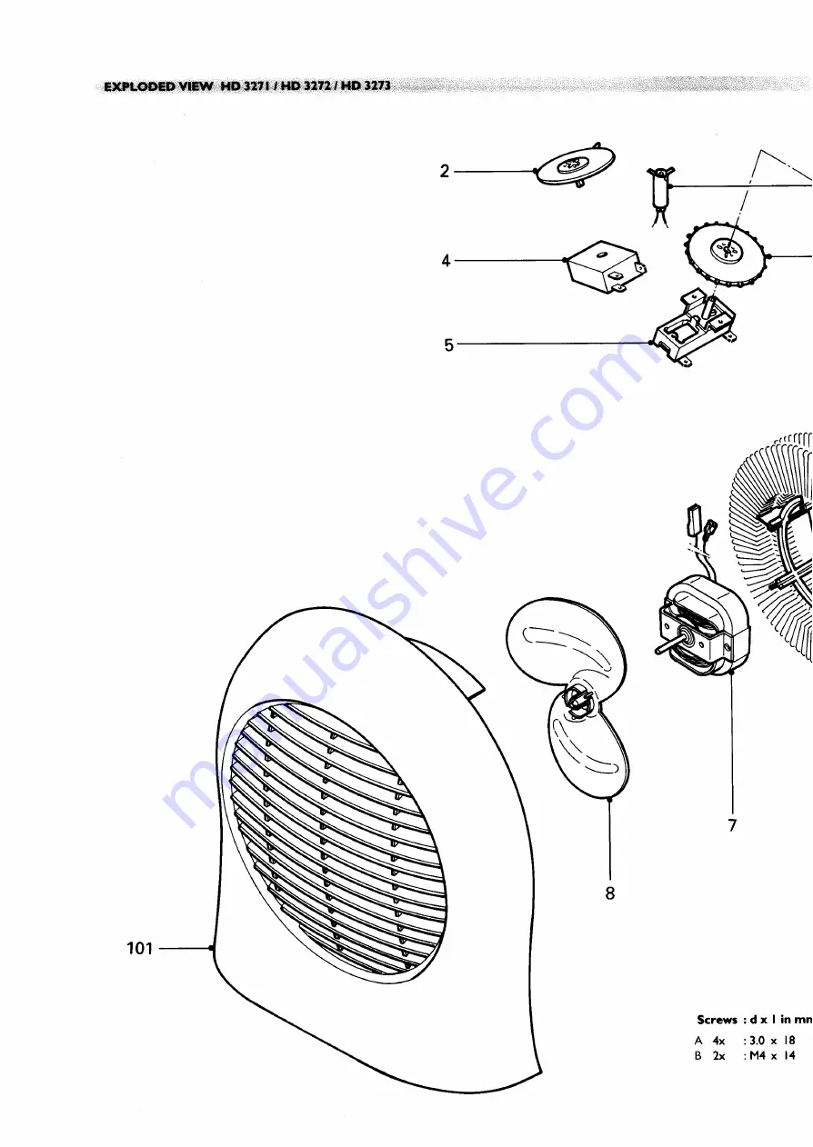 Philips HD 3271 Скачать руководство пользователя страница 3