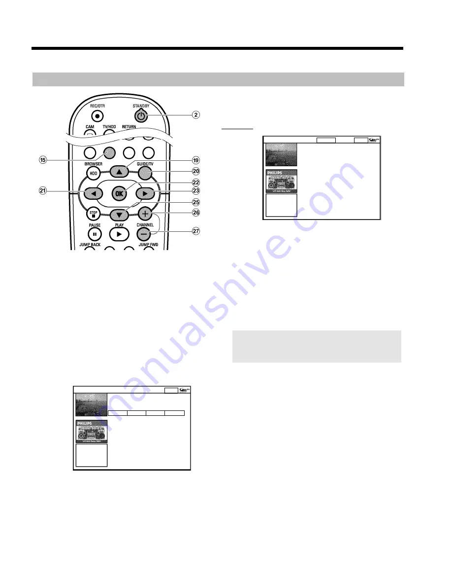 Philips HDRW 720/05 User Manual Download Page 26