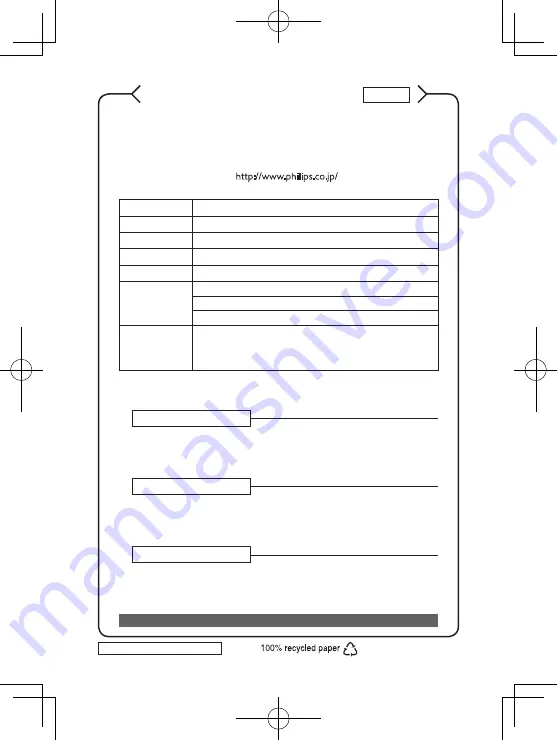 Philips Headgroom QC5570/32 Manual Download Page 40