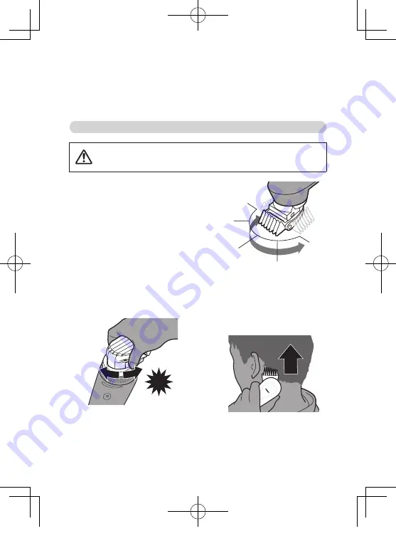 Philips Headgroom QC5582/15 Manual Download Page 14