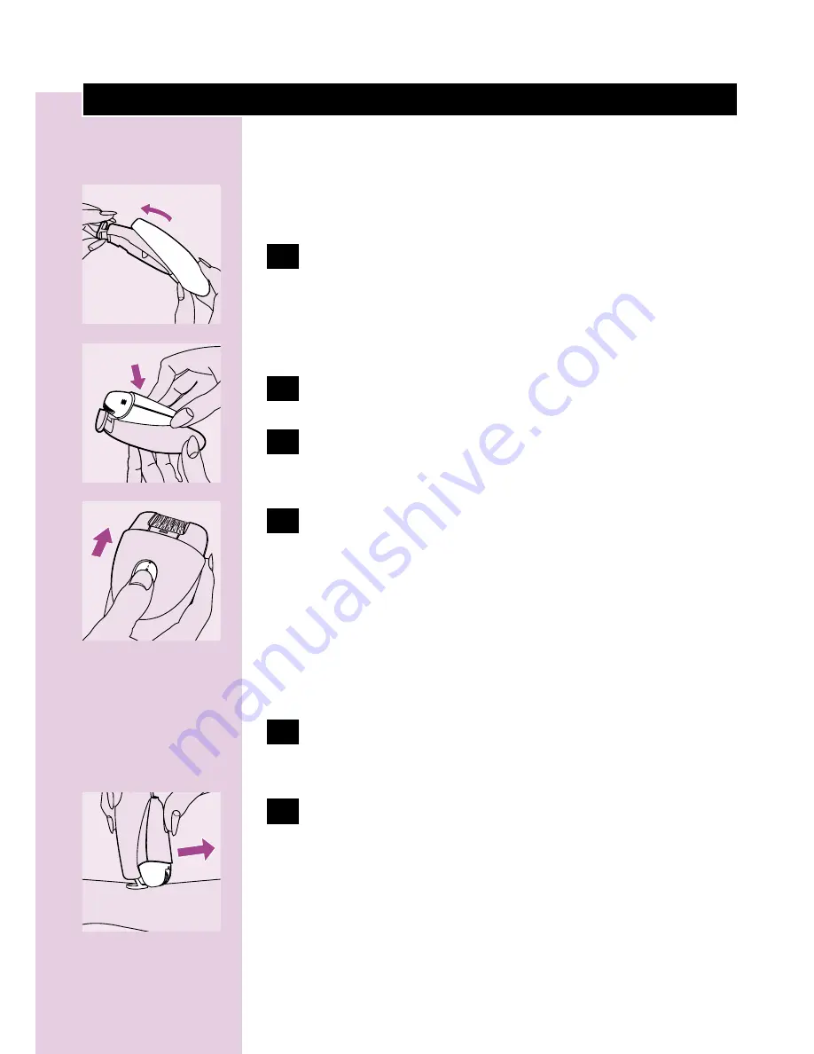 Philips HP6453 Satin ICE Optima User Manual Download Page 79