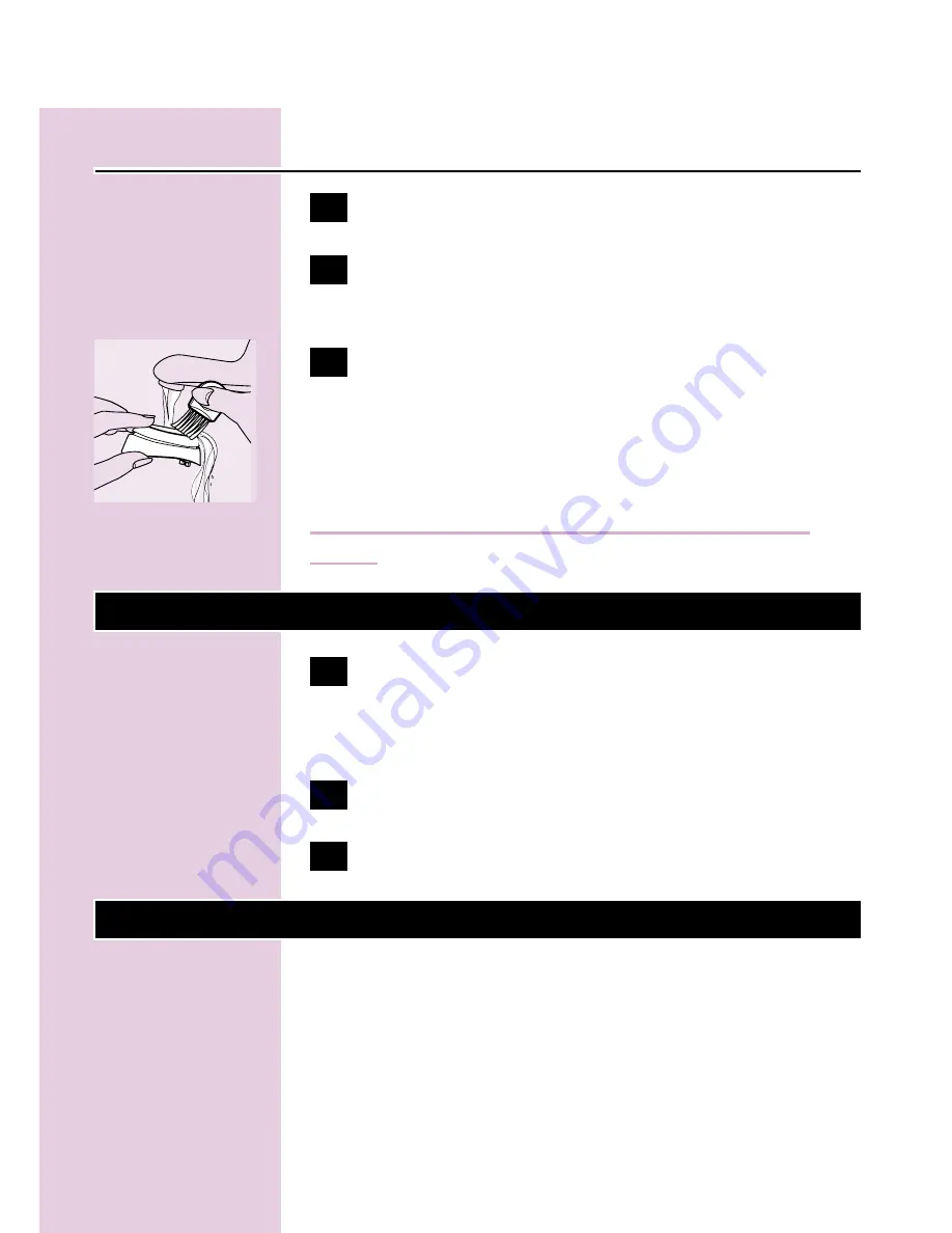 Philips HP6453 Satin ICE Optima User Manual Download Page 120