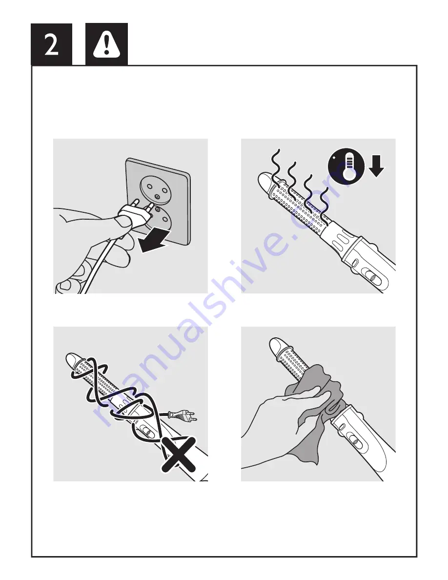 Philips HP8655 User Manual Download Page 4