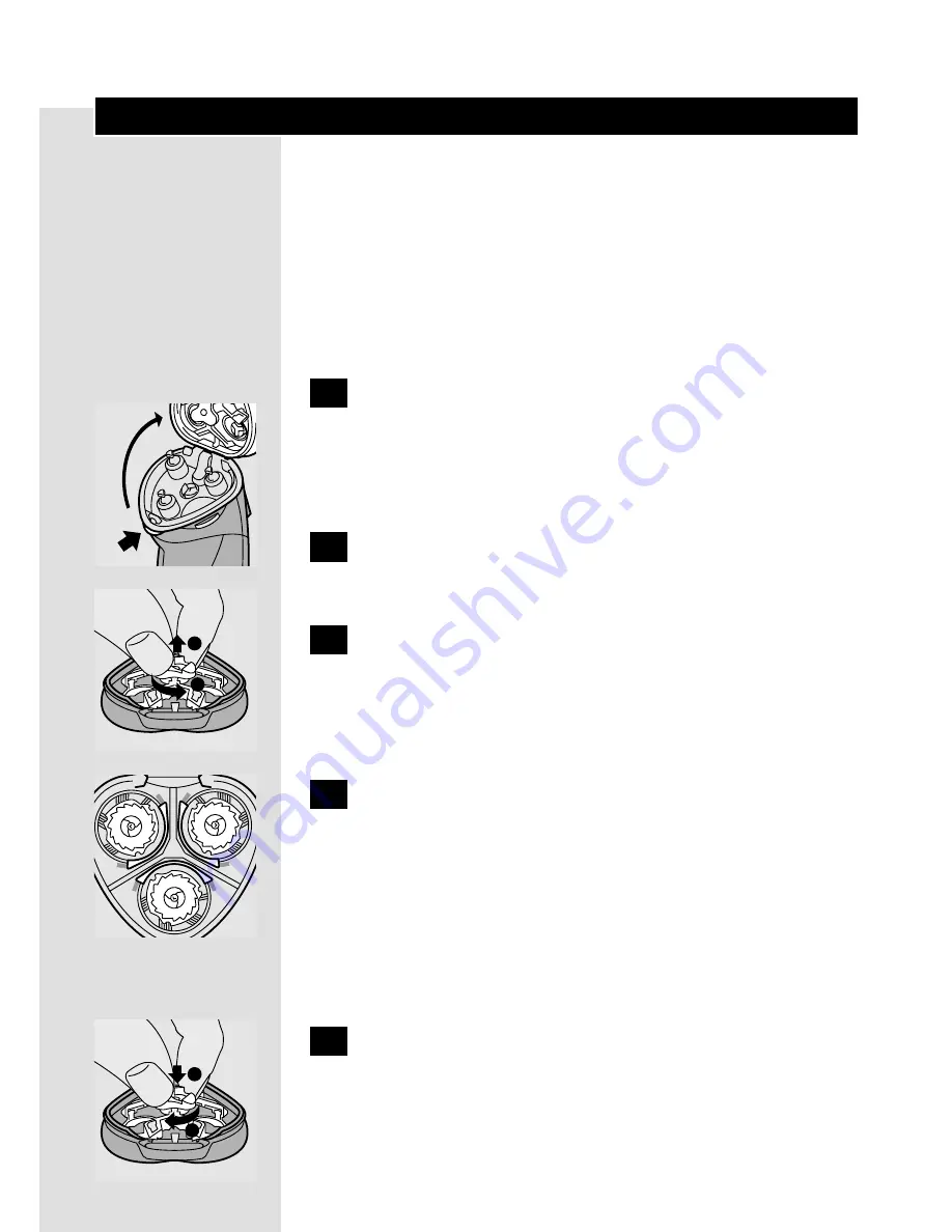 Philips HQ 8445 User Manual Download Page 64