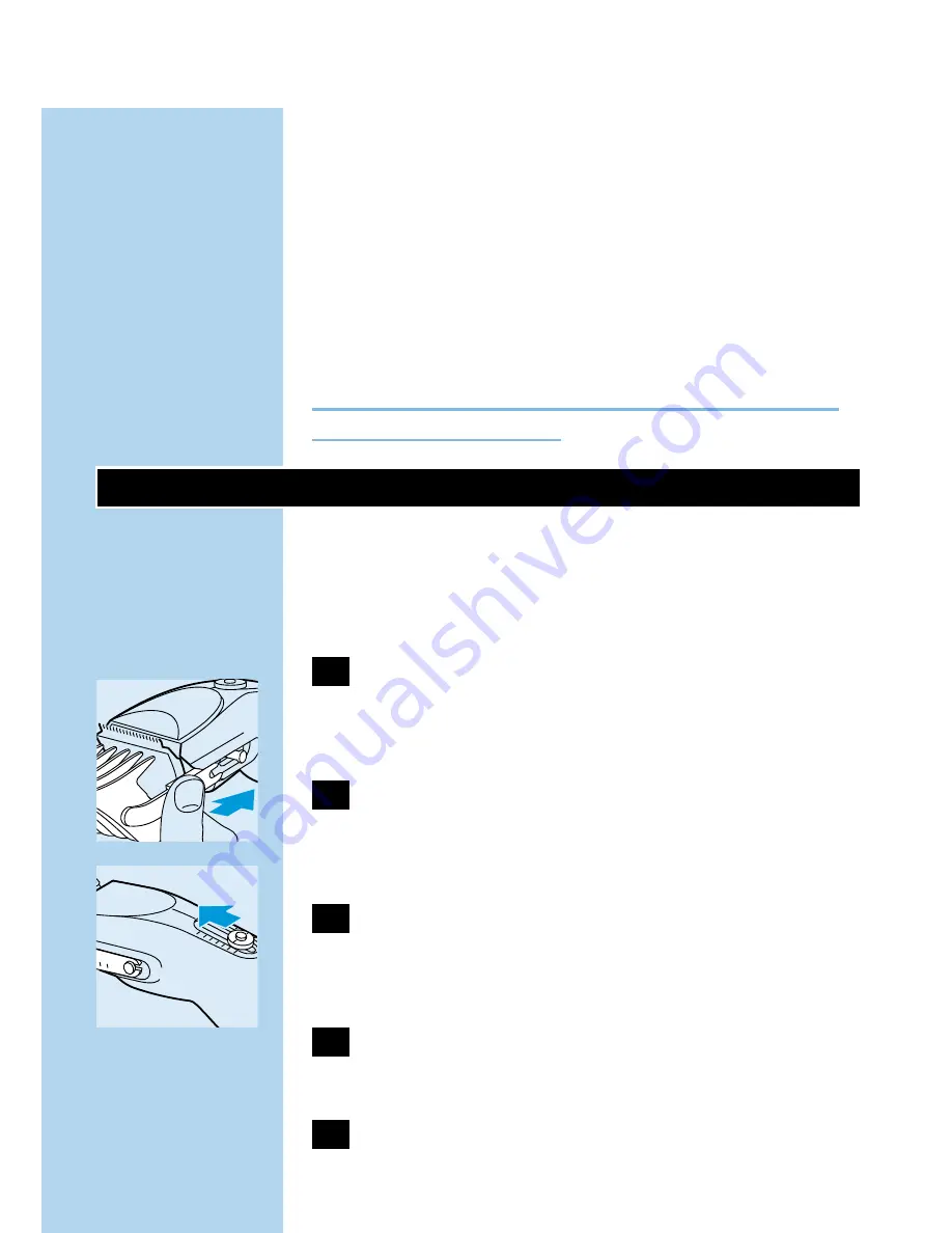 Philips HQC484 User Manual Download Page 9