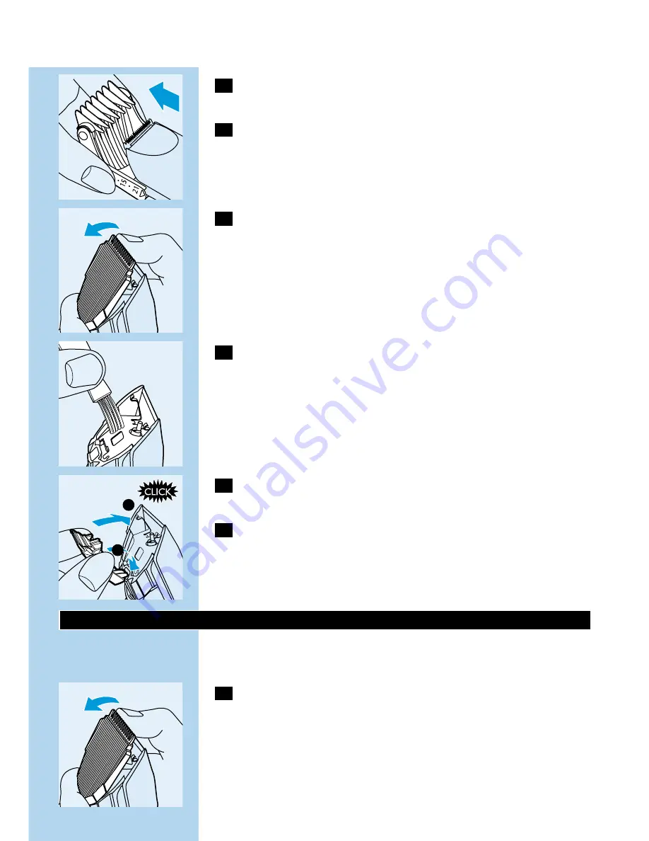 Philips HQC486 Directions For Use Manual Download Page 44