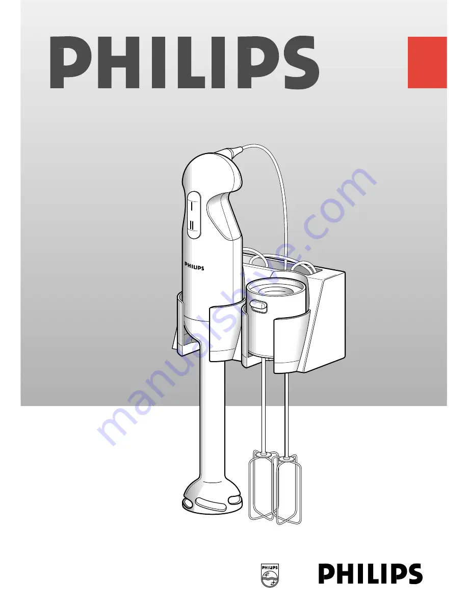 Philips HR 1386 Скачать руководство пользователя страница 1