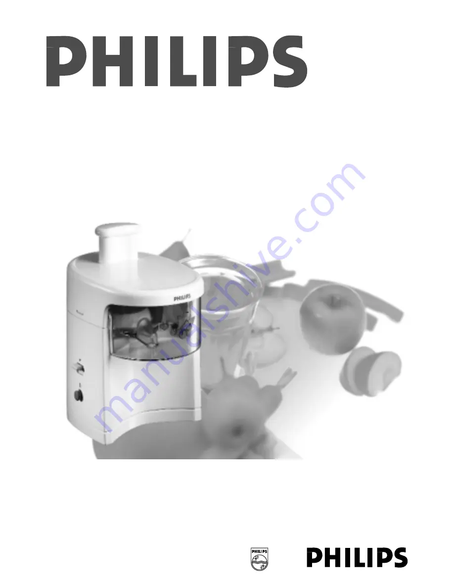 Philips HR 2821 Operating Instructions Manual Download Page 1