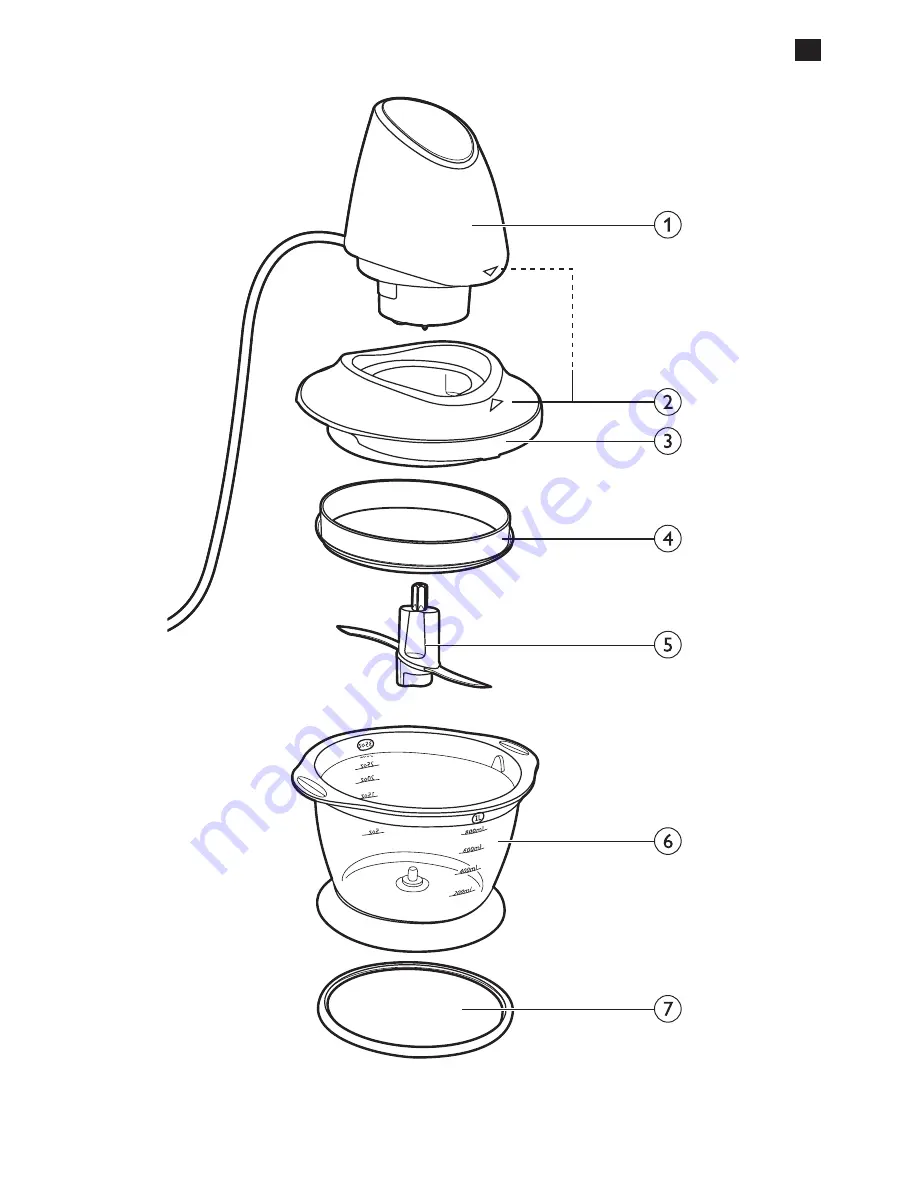 Philips HR1399 User Manual Download Page 3