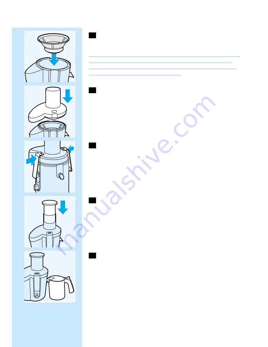 Philips HR1861 Aluminium Collection Instructions For Use Manual Download Page 18