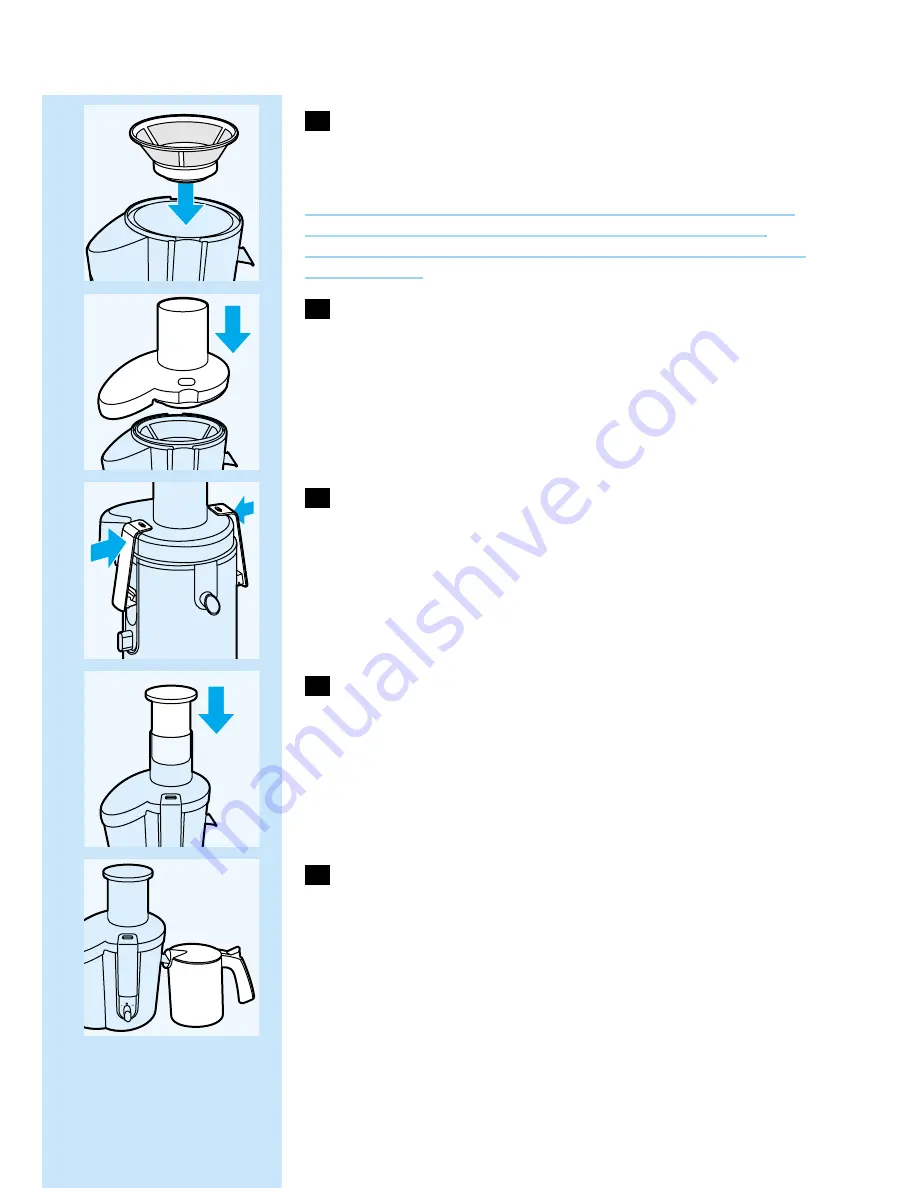 Philips HR1861 Aluminium Collection Instructions For Use Manual Download Page 57