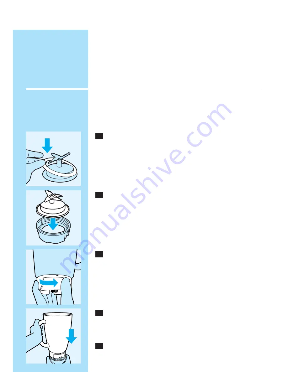 Philips HR2090 Instructions For Use Manual Download Page 70