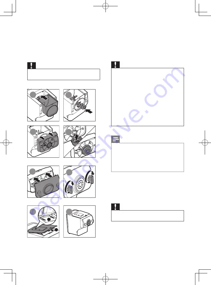 Philips HR2330 User Manual Download Page 8