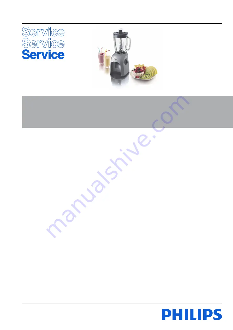 Philips HR2800/50 Service Manual Download Page 1