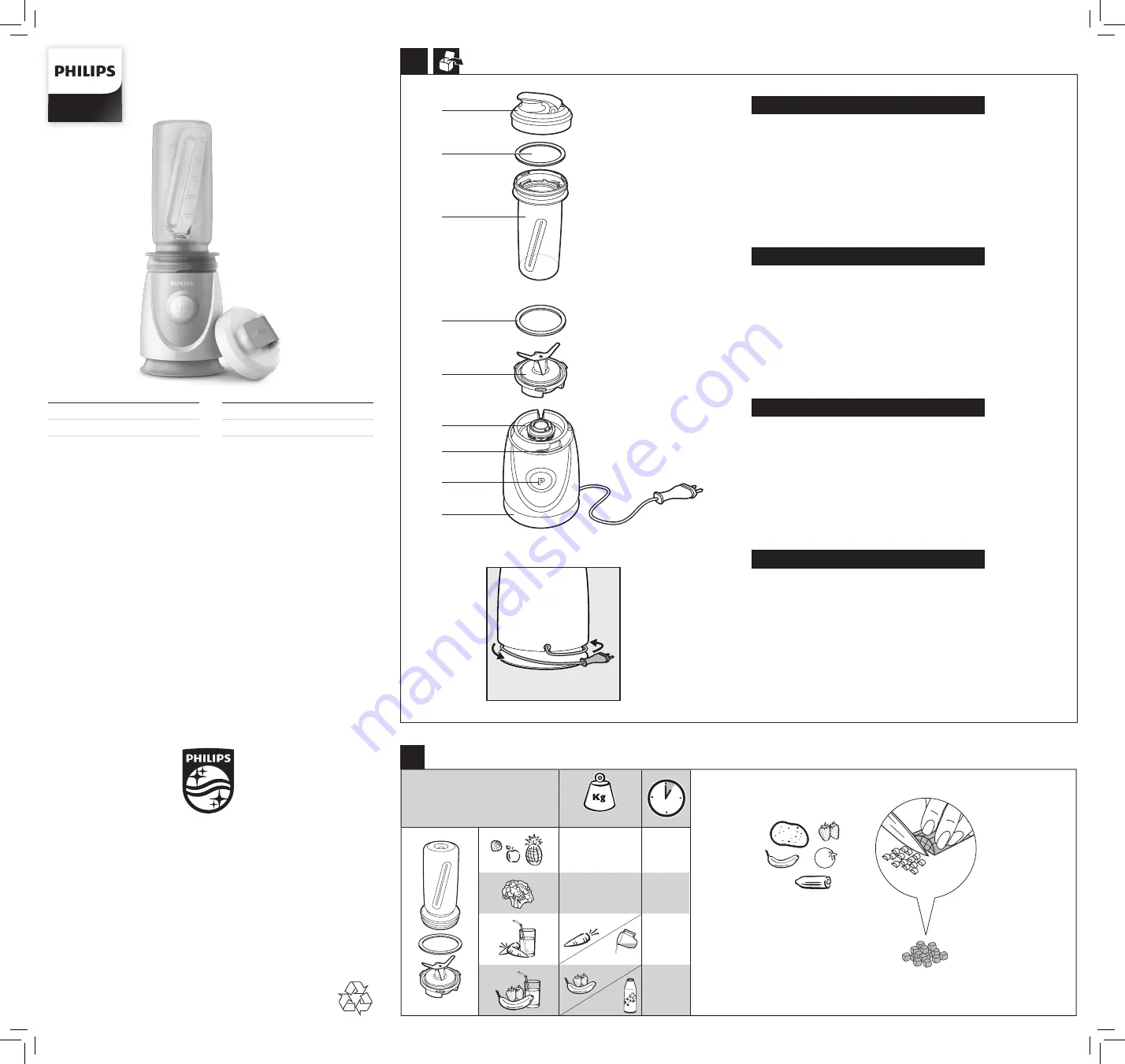 Philips HR2895 User Manual Download Page 1