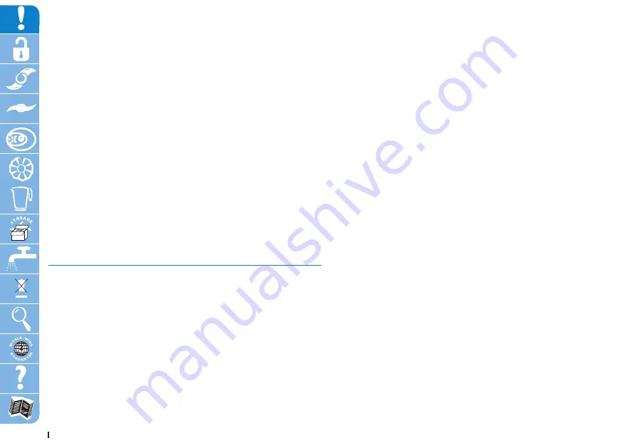 Philips HR7620 Owner'S Manual Download Page 8