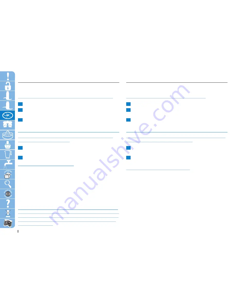 Philips HR7774 Quick Start Manual Download Page 38