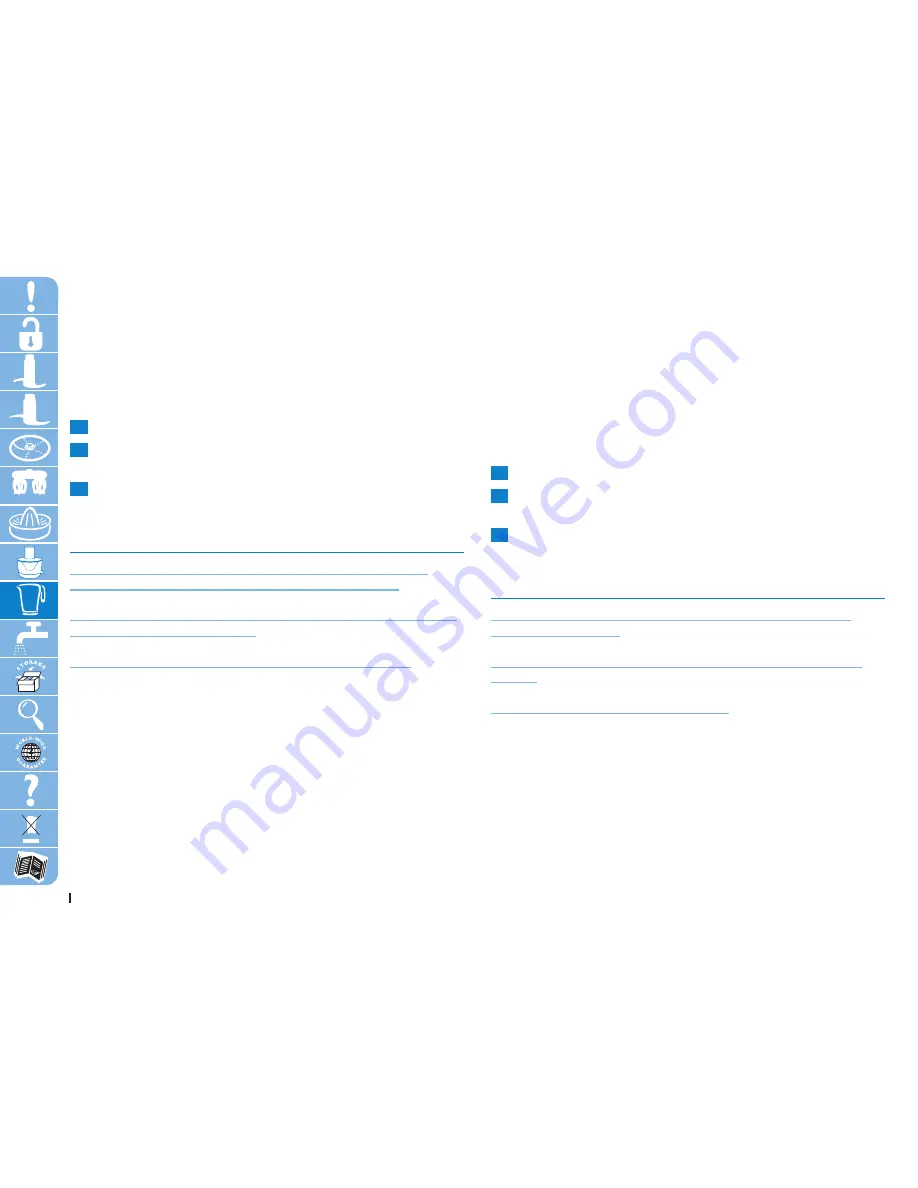 Philips HR7774 Quick Start Manual Download Page 62