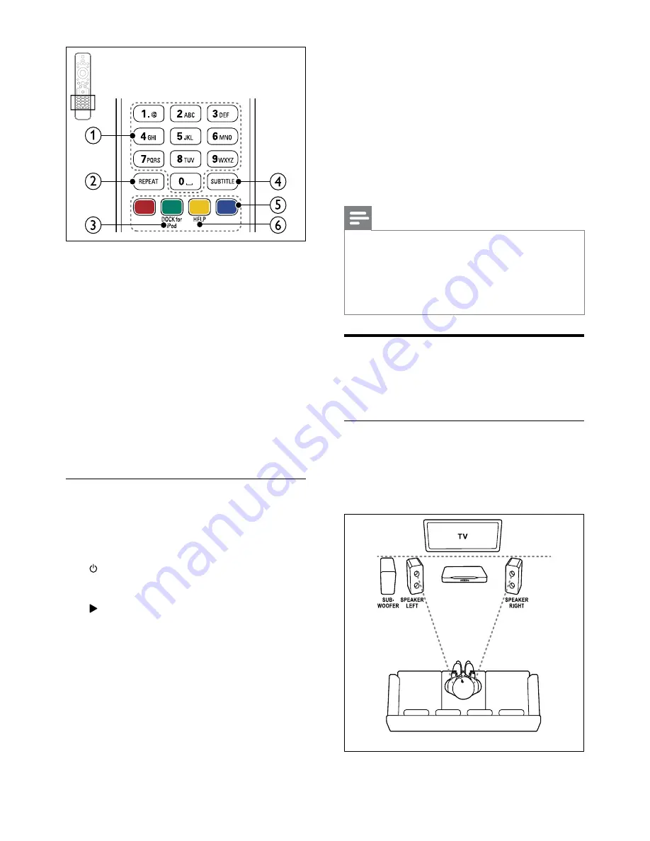 Philips HTS3261 Скачать руководство пользователя страница 12