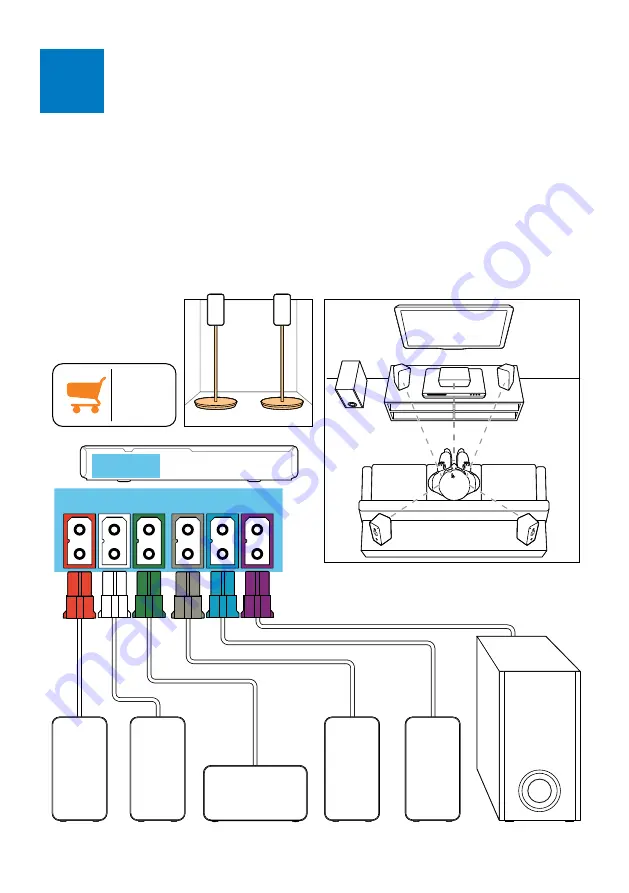 Philips HTS3531/05 Quick Start Manual Download Page 3