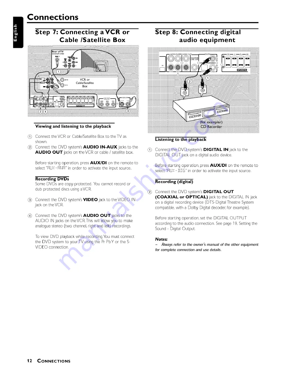 Philips LX3750 Owner'S Manual Download Page 12