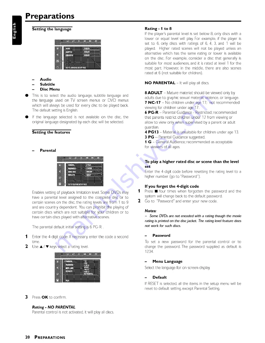 Philips LX3750 Owner'S Manual Download Page 20