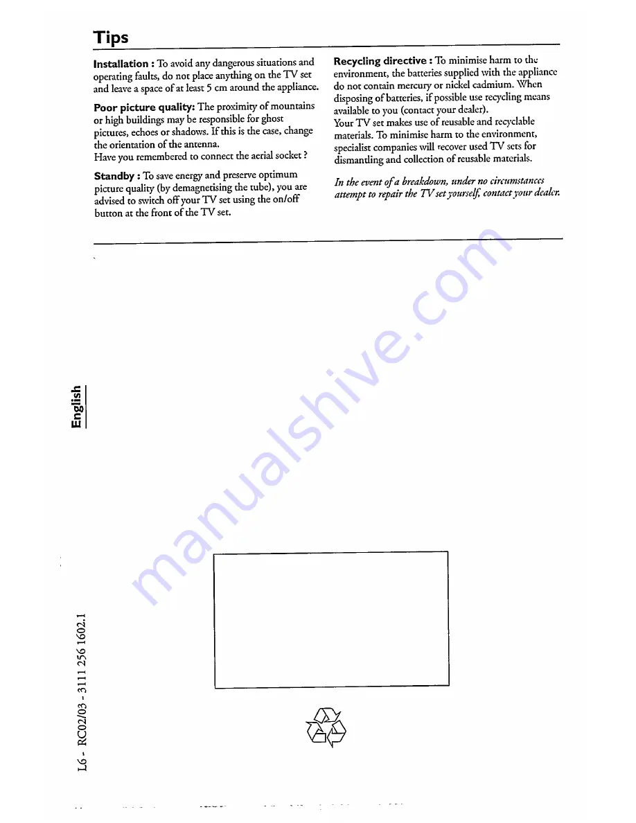 Philips M1432/07 Скачать руководство пользователя страница 4