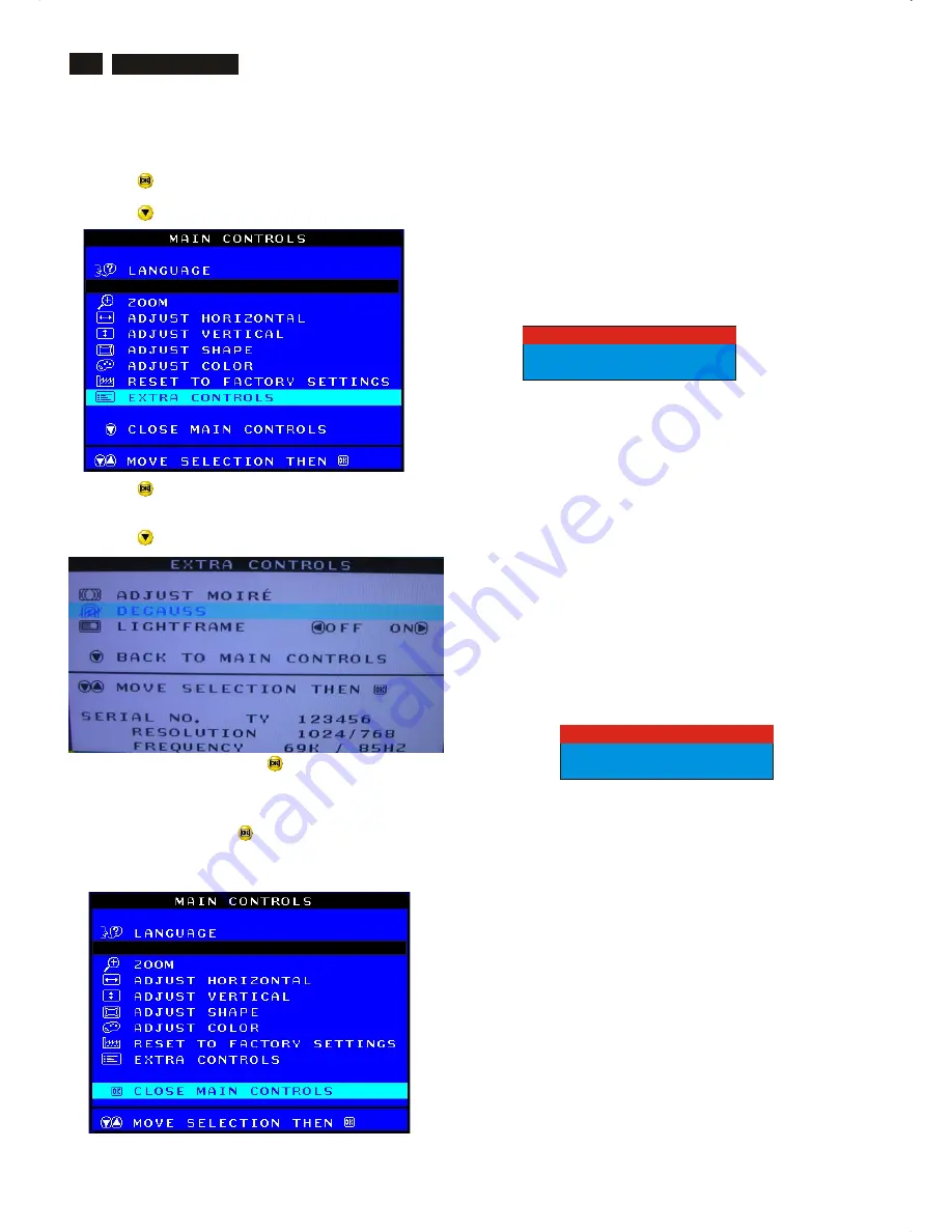 Philips M32 107T4 GS 3 Service Manual Download Page 12