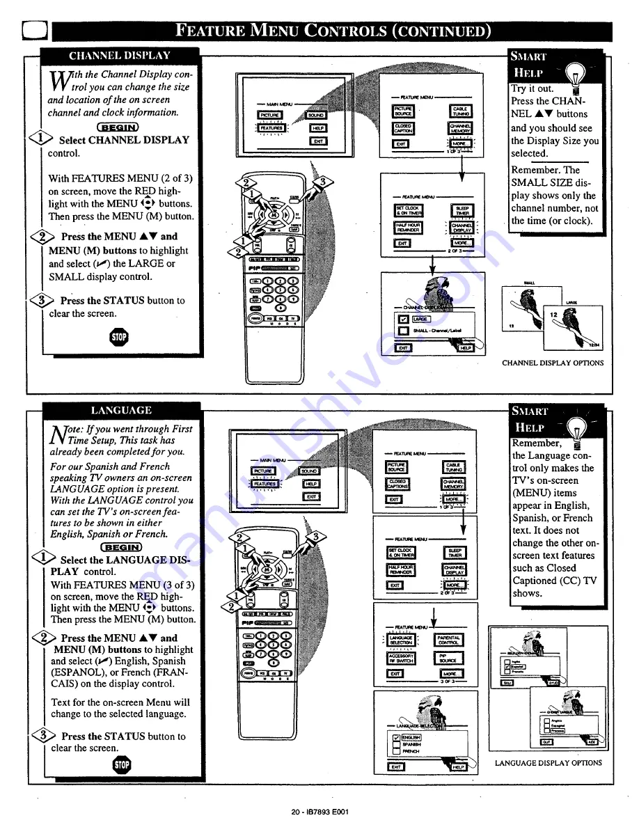 Philips Magnavox 7P4830W Owner'S Manual Download Page 20