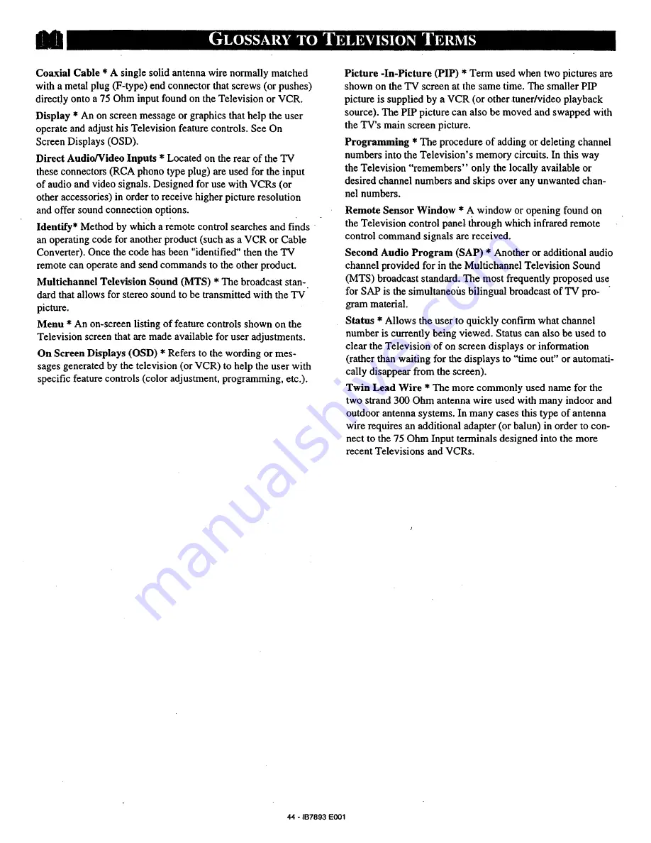 Philips Magnavox 7P4830W Owner'S Manual Download Page 44