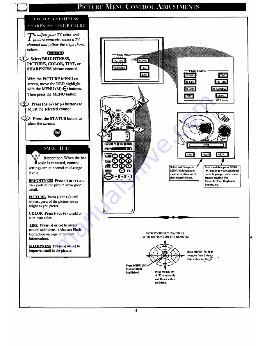 Philips MAGNAVOX 7P6041C101 Owner'S Manual Download Page 6