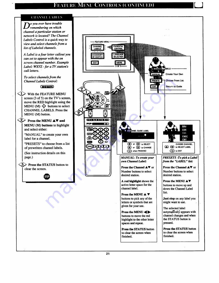 Philips MAGNAVOX 7P6041C101 Скачать руководство пользователя страница 21