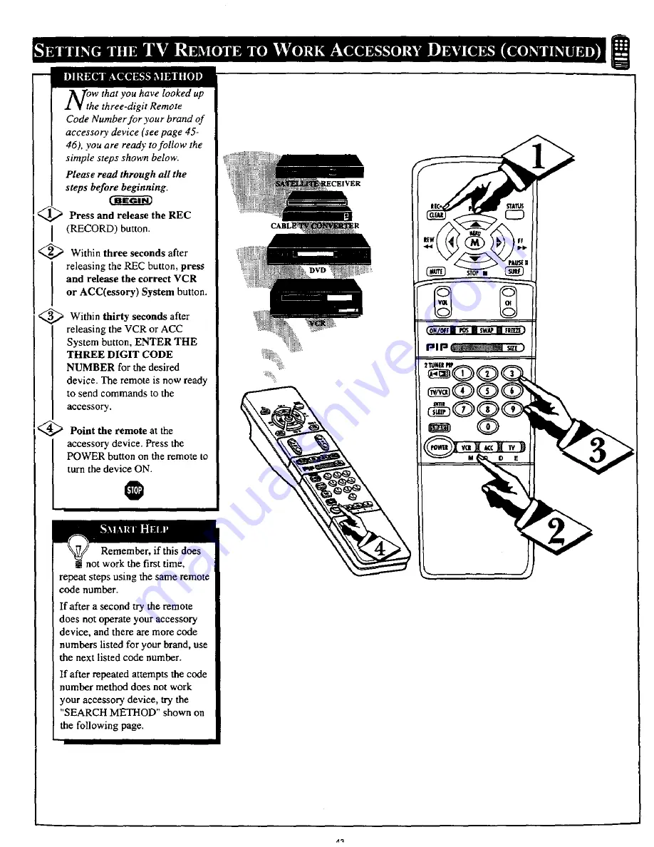 Philips Magnavox 9P5040CI Instructions For Use Manual Download Page 43