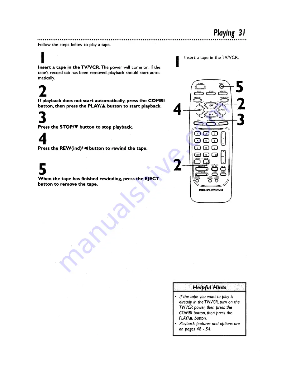 Philips Magnavox CCZ194AT Owner'S Manual Download Page 31