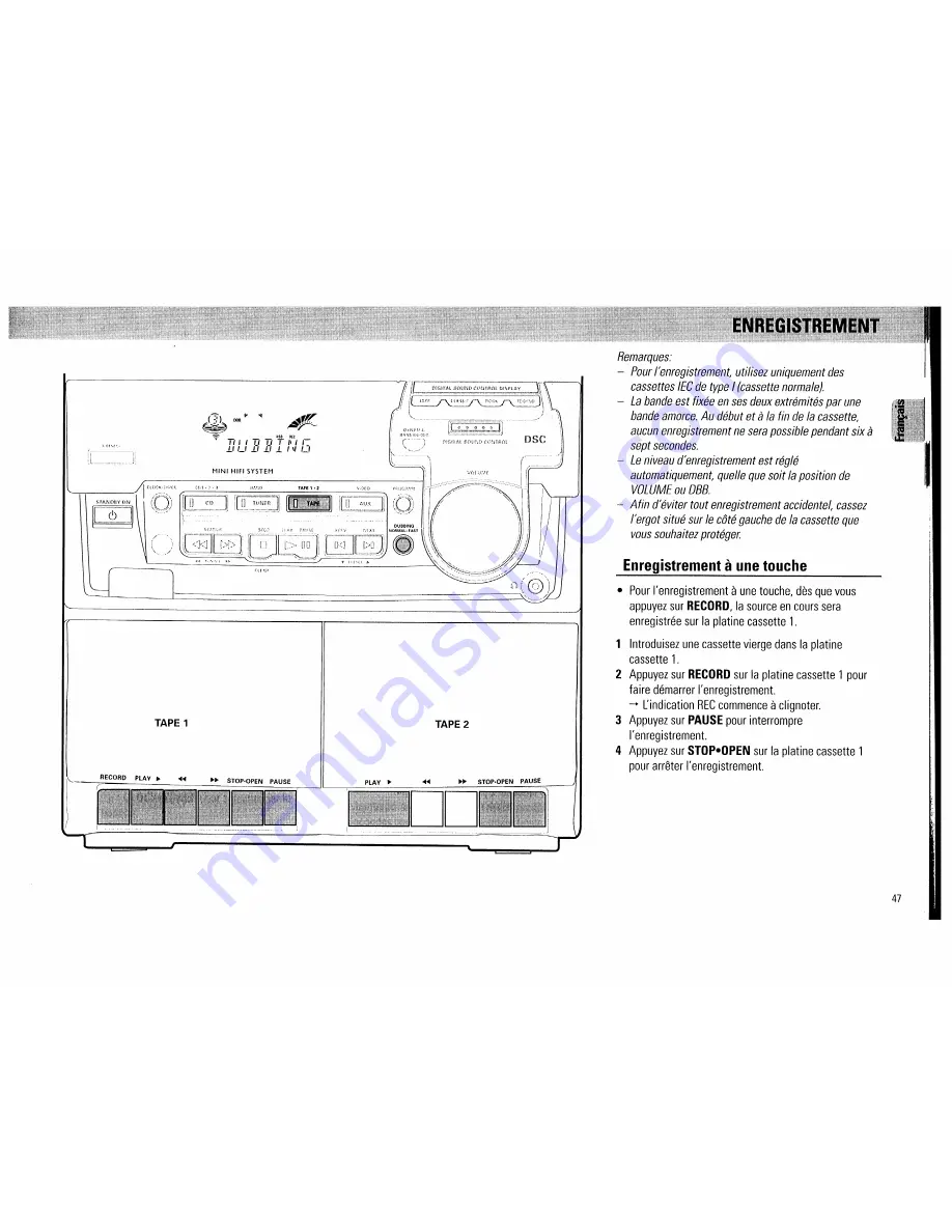 Philips Magnavox FW 560C Скачать руководство пользователя страница 47