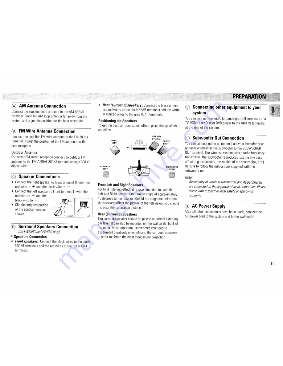 Philips Magnavox FW380C Manual Download Page 11