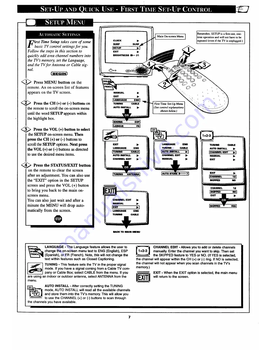 Philips Magnavox PR1317C12 Owner'S Manual Download Page 7