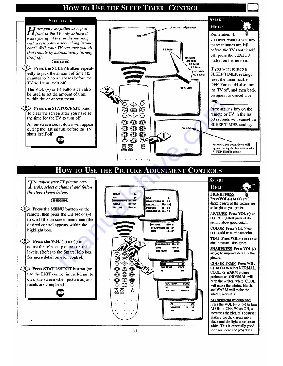 Philips Magnavox PR1317C12 Owner'S Manual Download Page 11