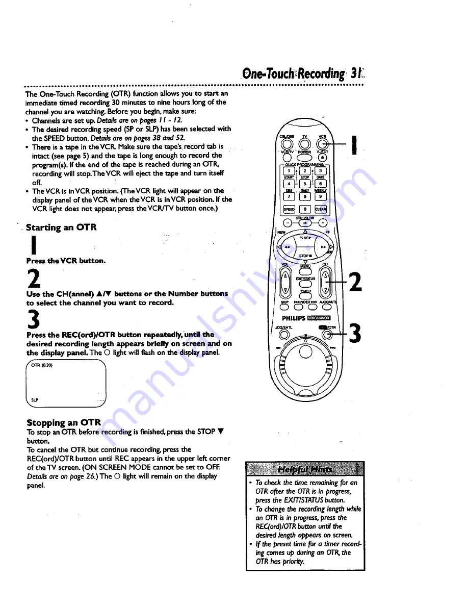 Philips Magnavox VRZ344AT Owner'S Manual Download Page 31