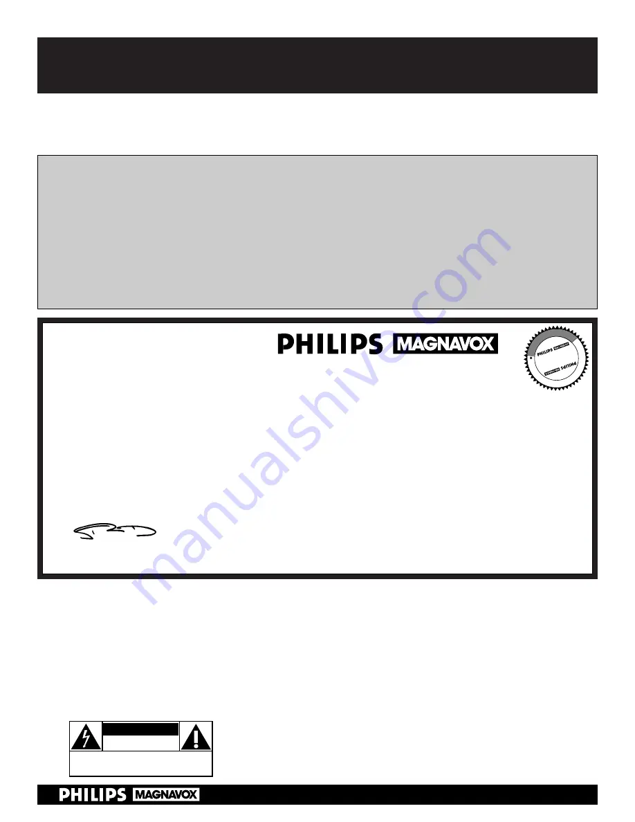 Philips MAT972 Owner'S Manual Download Page 2