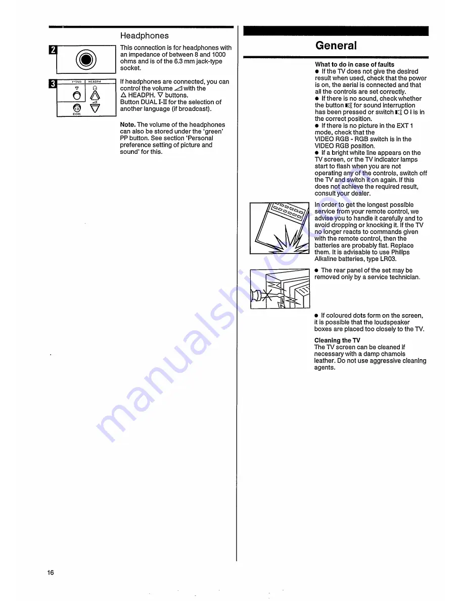 Philips Matchline 33CE7536 Скачать руководство пользователя страница 20