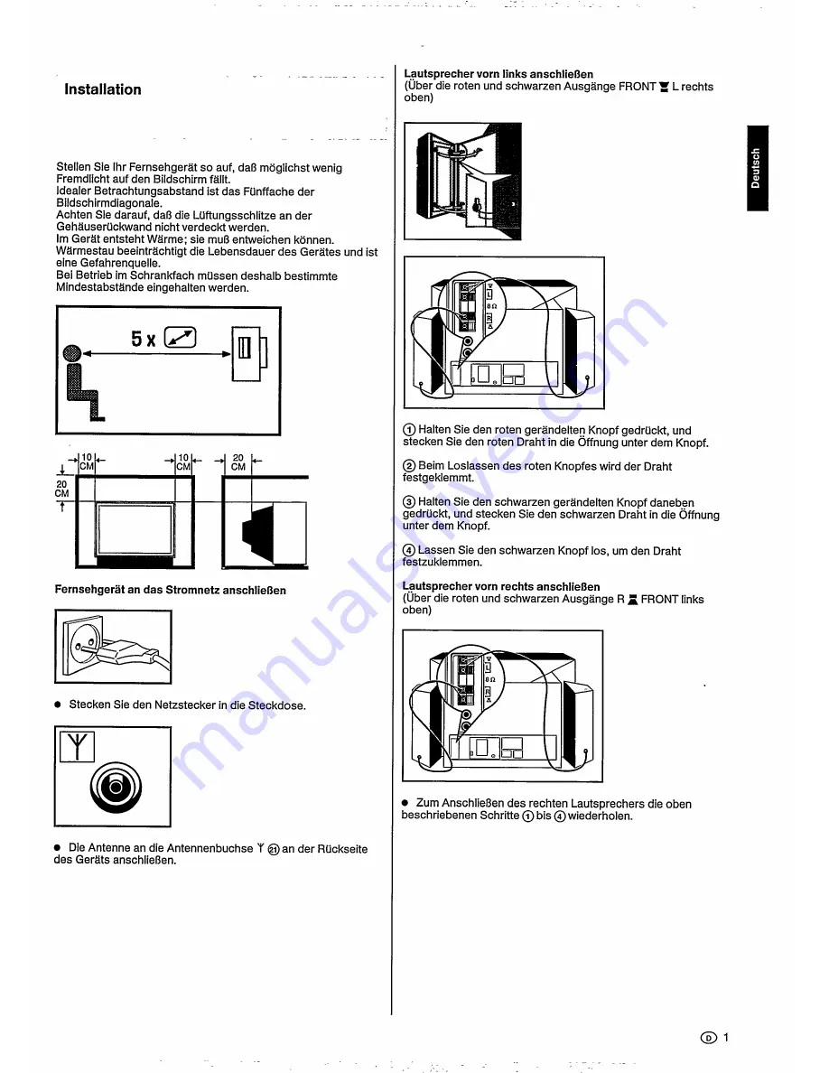 Philips matchline 37DC2090 Operating Instructions Manual Download Page 5